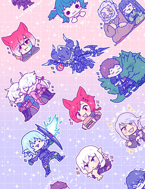 FFXIV CHIBIS